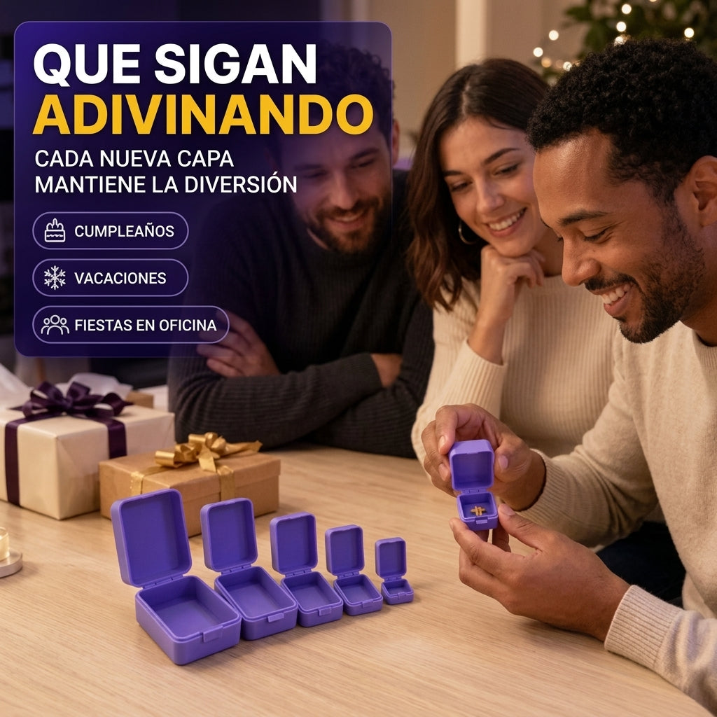 Caja sorpresa de 6 capas